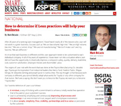 Smart Business How to determine if Lean practices will help your business